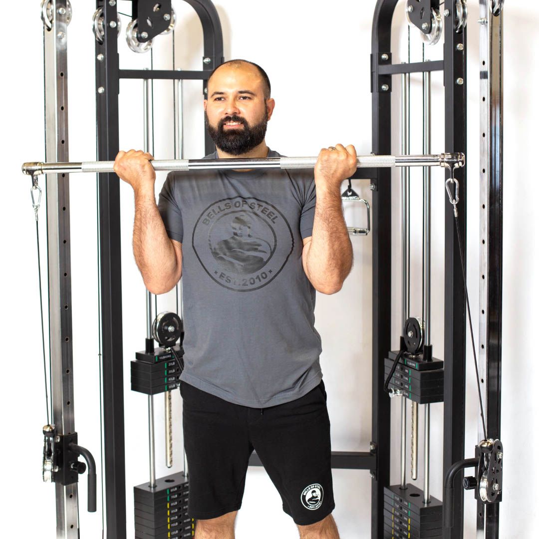 Double Hook Straight Bar | Strength Equipment | Weights