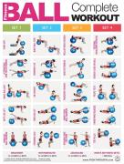  Fitness Ball Complete Workout Poster 