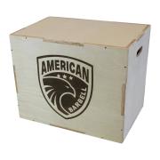  American Barbell 3-in-1 Wood Plyo Box 